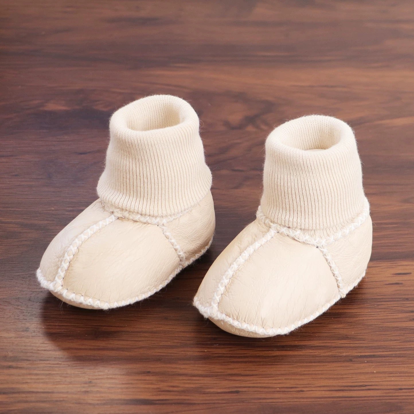 Genuine Lambskin Baby Booties | 100% Natural & Warm
