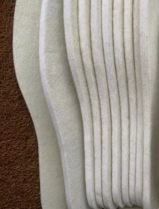100% Natural Pure Wool Felt Insoles Eco-Friendly