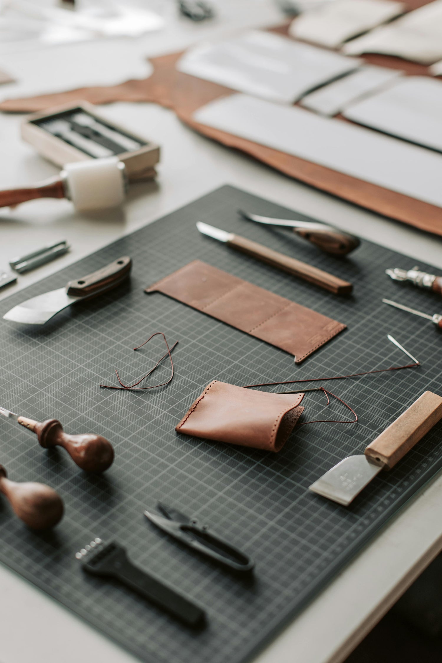 Professional leather fur crafting tools furrier supplies - Turkish Leather Fur