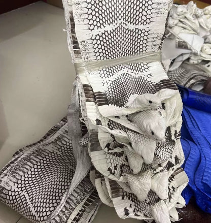 Luxury Genuine Snakeskin | Natural Patterned Exotic Designer Leather