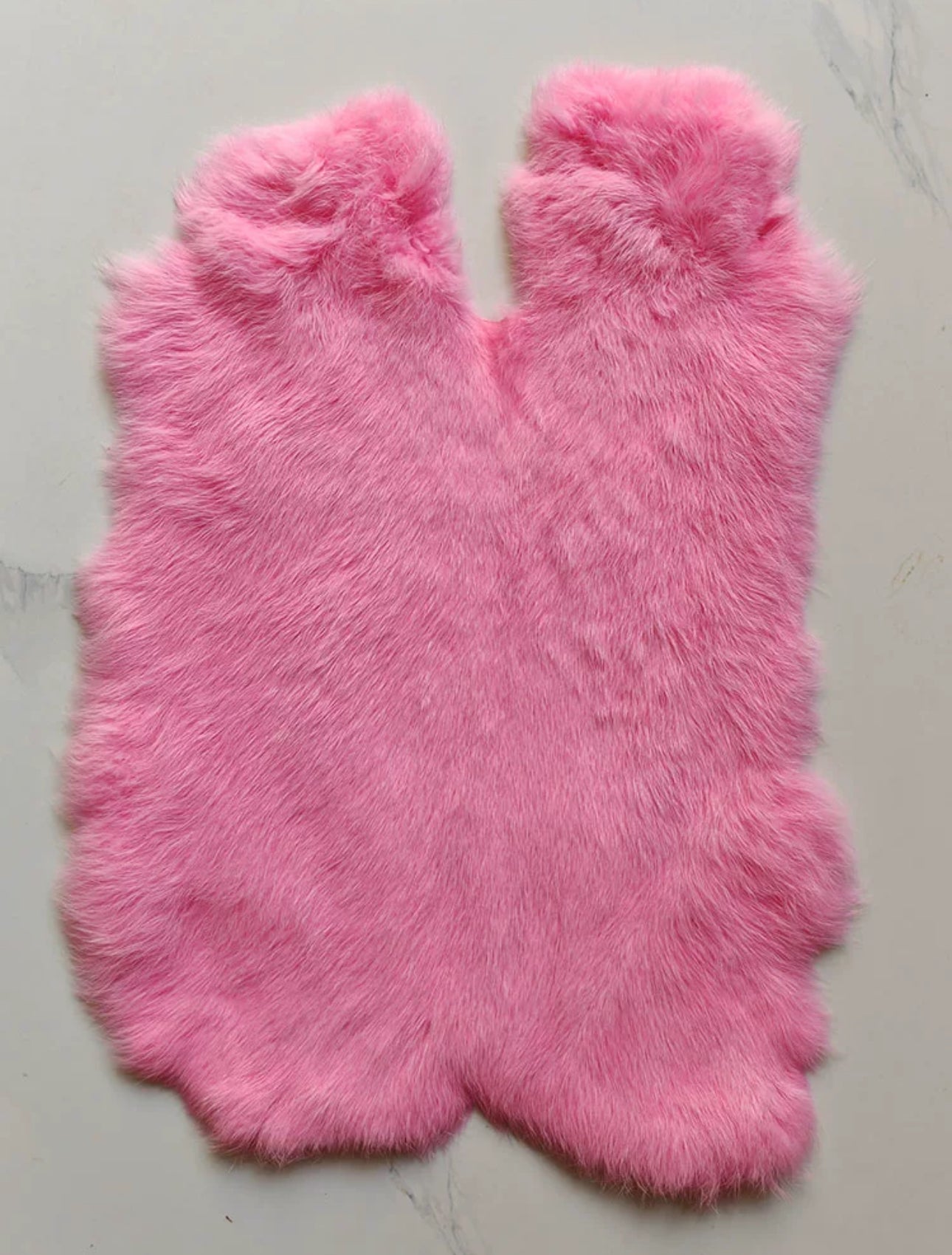 Genuine Rabbit Fur for Crafts | Premium Natural Texture | Rabbit Skin