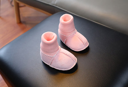 Merino Fur Baby Booties | Vegetable Tanned & Dyed