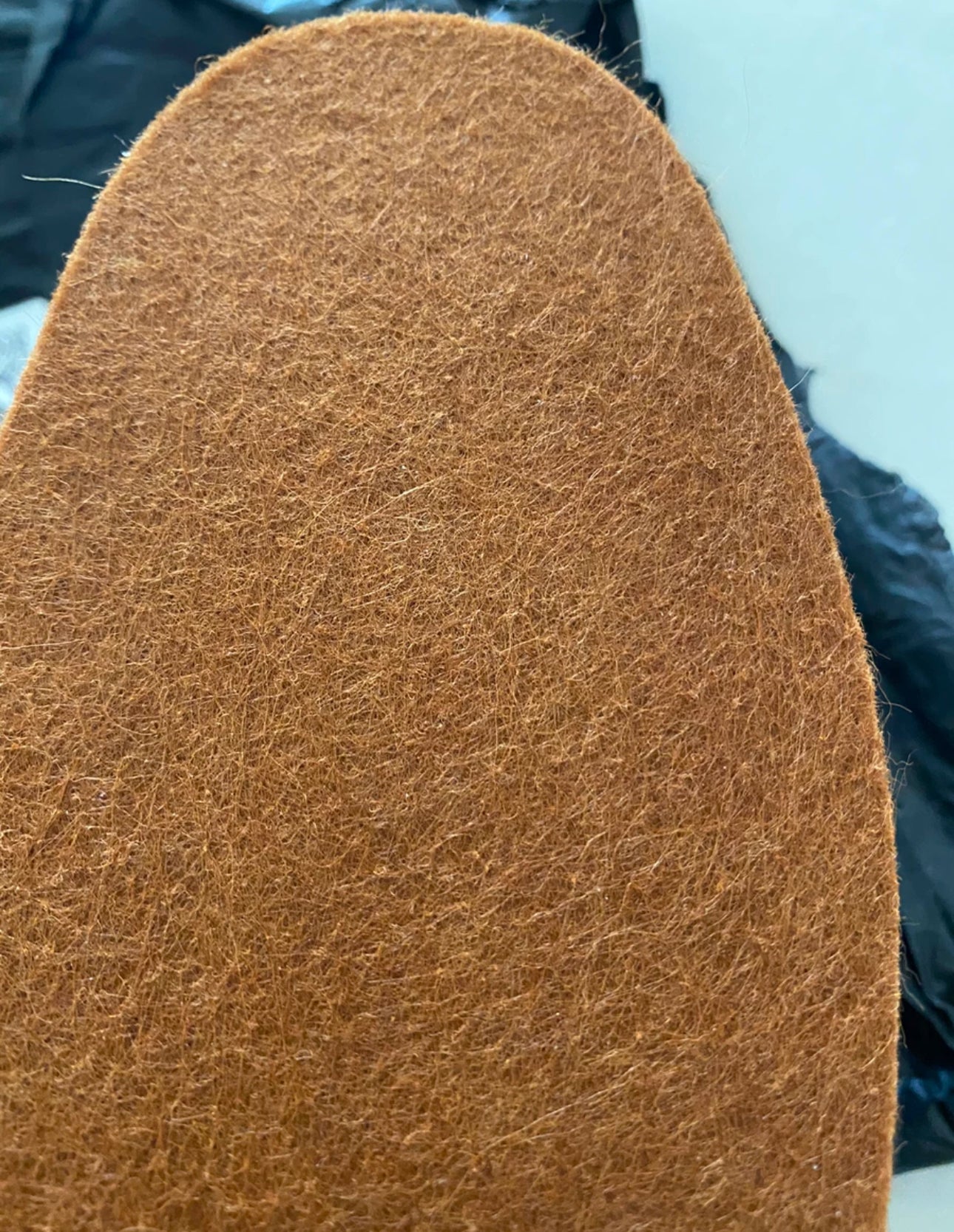 Natural Mongolian Goat Wool Felt Shoe Insoles Real Wool Felt
