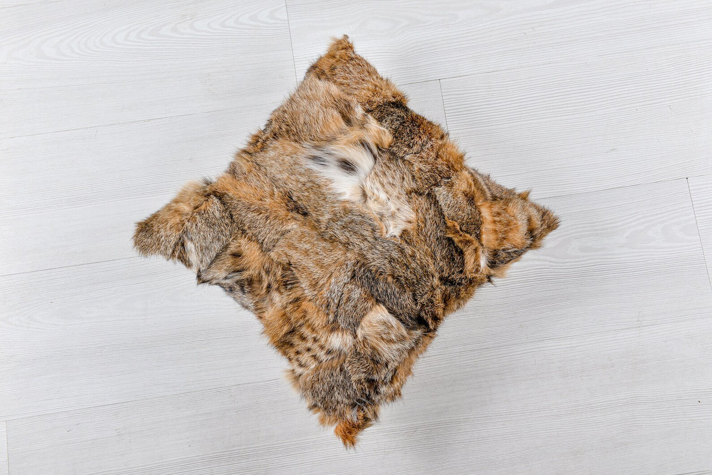 Bespoke Genuine Lynx Fur Pillow | Luxury Home Decor