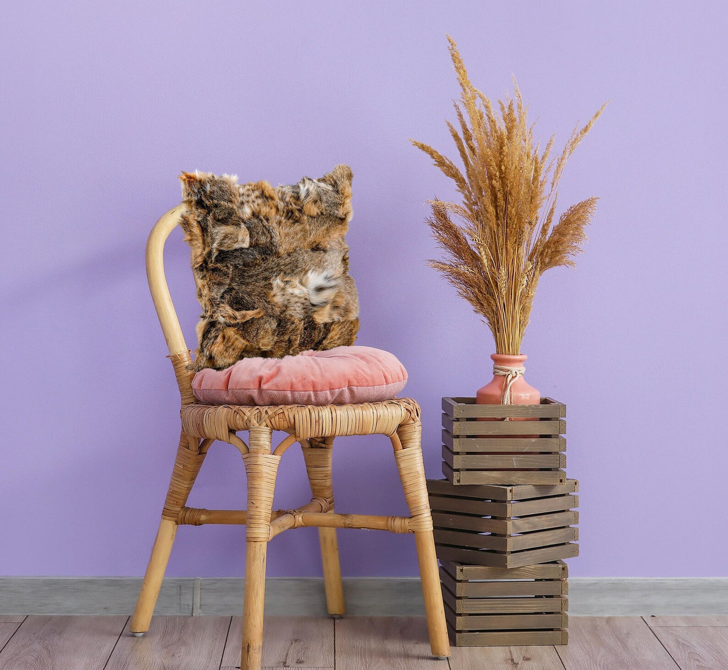 Bespoke Genuine Lynx Fur Pillow | Luxury Home Decor